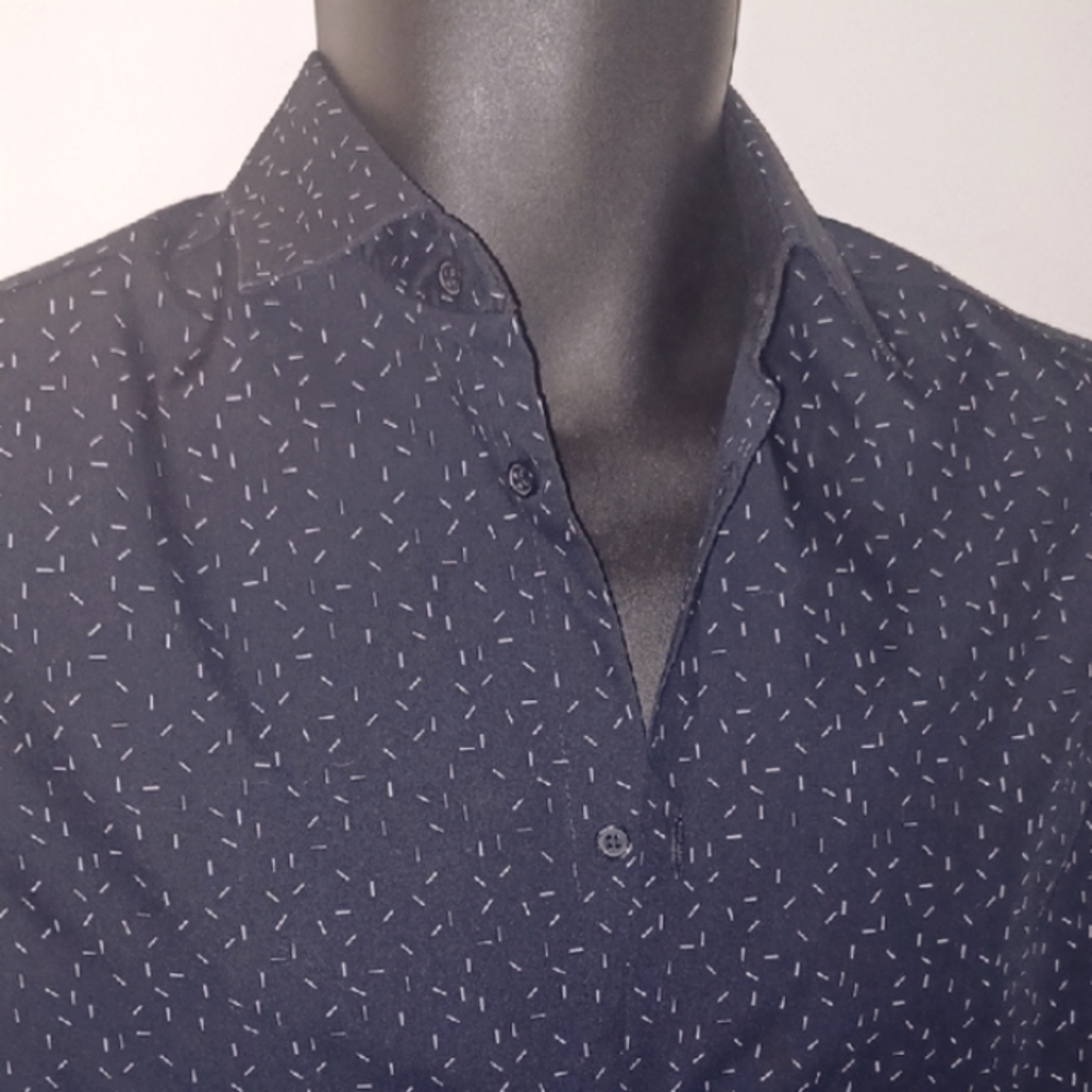 H&M Black Slim Fit Lightweight Shirt, S